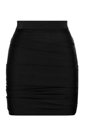 Rory Ruched Jersey Mini Skirt By Alex Perry | Moda Operandi