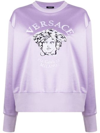 Versace Medusa-print Sweatshirt - Farfetch