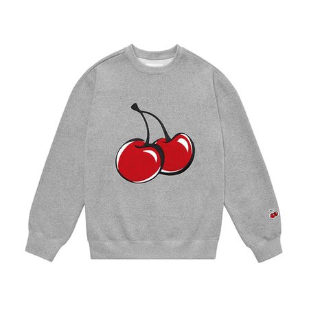 Harumio Kirsh - Big Cherry Sweatshirt - Grey