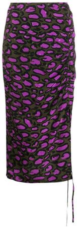 Essentiel Antwerp leopard print skirt