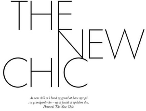 the new chic