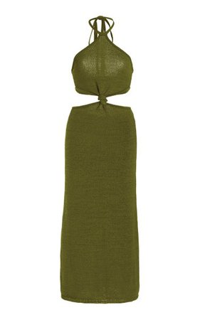 Cameron Cutout Cotton-Blend Knit Midi Dress By Cult Gaia | Moda Operandi