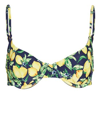 WeWoreWhat Vintage Floral Bikini Top | INTERMIX®