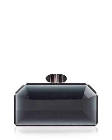 Judith Leiber Couture Faceted Box Clutch Bag