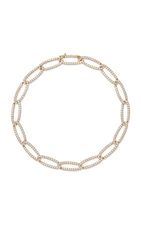 18k Yellow Gold Lulu Necklace Large By Melissa Kaye | Moda Operandi