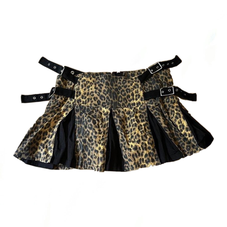 Leopard Mini skirt