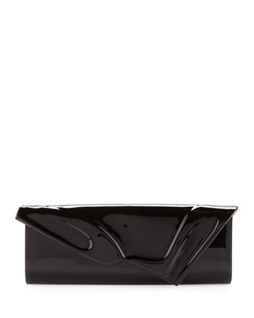 Christian Louboutin So Kate Patent East-West Clutch Bag | Neiman Marcus