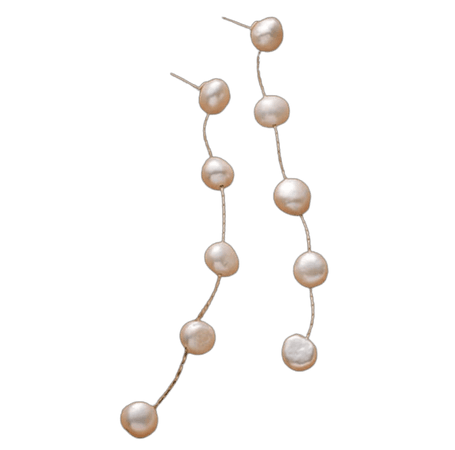 Angel Earrings- fresh water pearls