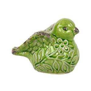 Northlight 8.25" Green White and Brown Decorative Spring Bird Table Top Figure-31812474 - The Home Depot