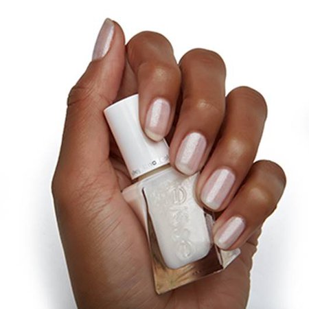 Milky white nails Essie  Tuck it in my tux Winter 2014  Noae Nails