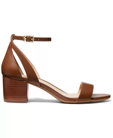 Brown Michael Kors Cardi Flex Mid Sandals & Reviews - Sandals - Shoes - Macy's