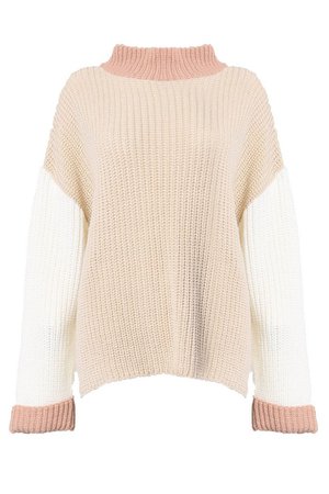 **Colour Block Knitted Jumper by Glamorous | Topshop