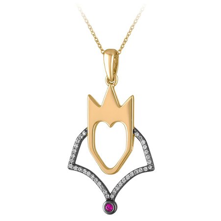 Evil Queen Pendant Necklace by Rebecca Hook | shopDisney