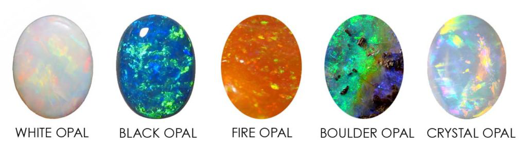 Opal gemstones