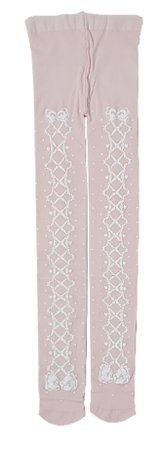 #Angelic Pretty Pink Bow Tights