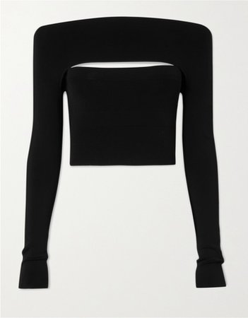 Dion Lee Convertible Stretch Jersey Top