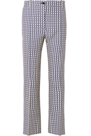 Valentino | Printed wool and silk-blend flared pants | NET-A-PORTER.COM