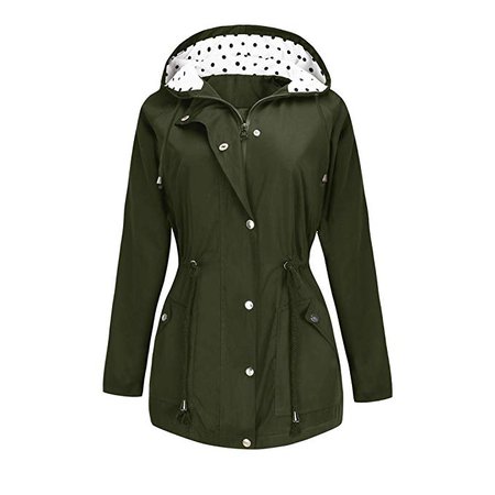 Amazon.com: BBX Lephsnt Rain Jacket Waterproof Active Outdoor Hooded Women's Trench Coats: Clothing