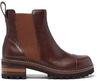 Leather Chelsea Boots - Brown