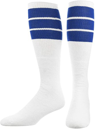 Amazon.com : TCK Retro 3 Stripe Tube Socks (Kelly Green, Medium) : Clothing