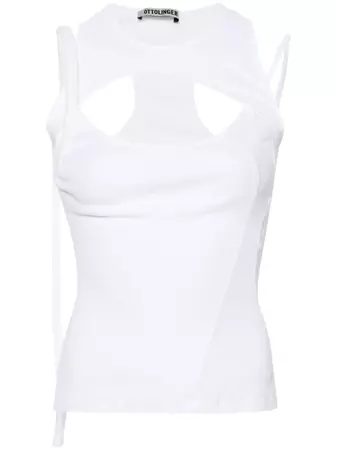 Ottolinger Layered Ribbed Tank Top - Farfetch
