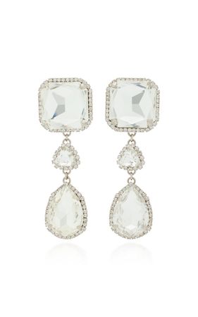 Crystal Drop Earrings By Alessandra Rich | Moda Operandi