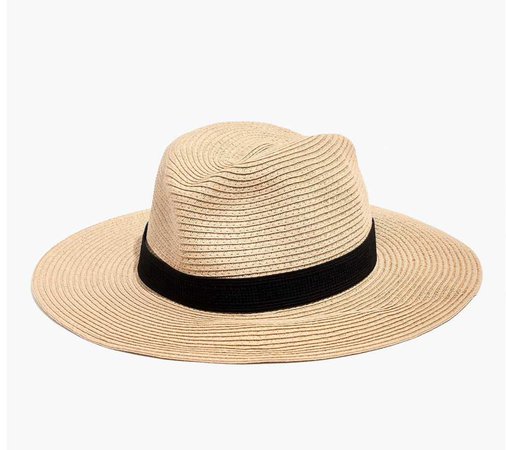 madewell straw hat