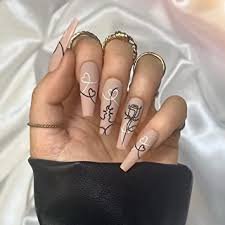 Abstract Design Press On Nails - Google Search
