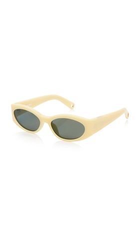 Ovalo Cat-Eye Acetate Sunglasses By Jacquemus | Moda Operandi