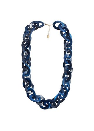 Violeta BY MANGO Link circle necklace