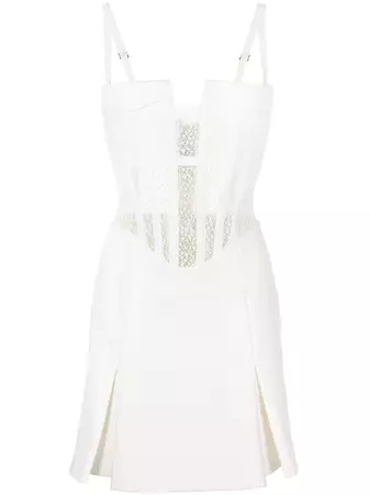 Dion Lee corset-style Lace Dress - Farfetch