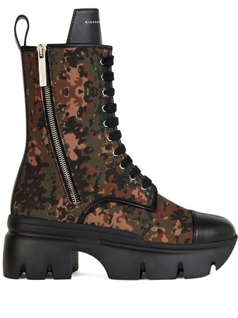 Giuseppe Zanotti Apocalypse combat boots