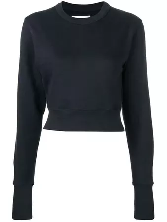 A_PLAN_APPLICATION Cropped Sweatshirt