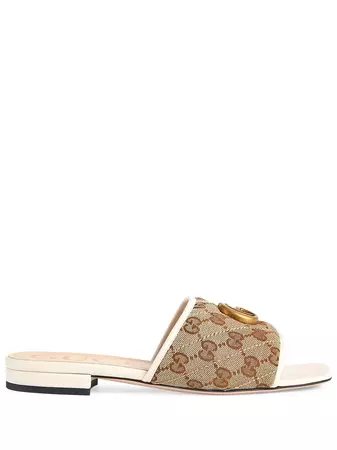Gucci Double G Slide Sandals - Farfetch