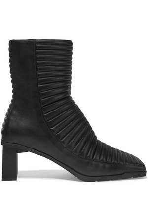 Balenciaga | Quilted leather ankle boots | NET-A-PORTER.COM