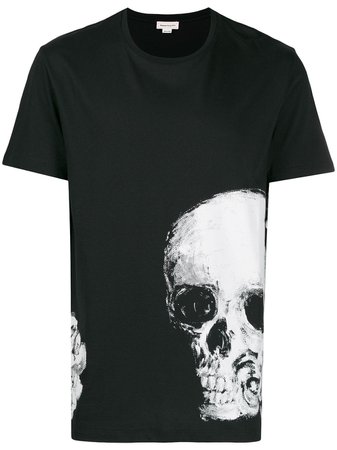 Alexander McQueen Skull Rose T-shirt | Farfetch.com