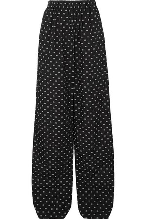 Balenciaga | Printed cotton-poplin wide-leg pants | NET-A-PORTER.COM