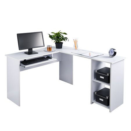Fineboard Manufactured Wood L-Shape Computer Desk & Reviews | Wayfair