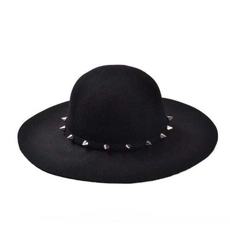 Gothic Wiccan Studded Brim Hat – ROCK 'N DOLL