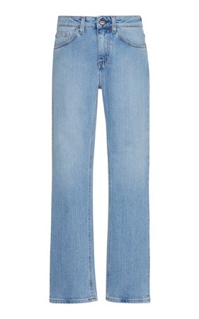 Toteme | straight cropped mid-rise jeans