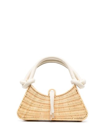 Cult Gaia Woven Basket Style Tote Bag - Farfetch