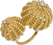 Cartier, Cactus de Cartier ring Yellow gold, diamonds