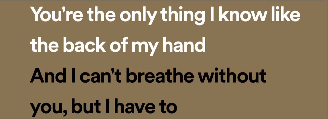 Breathe (Taylor’s Version) Lyrics