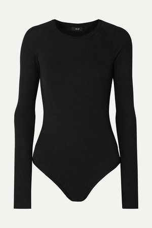Alix NYC | Colby ribbed stretch-modal jersey thong bodysuit | NET-A-PORTER.COM