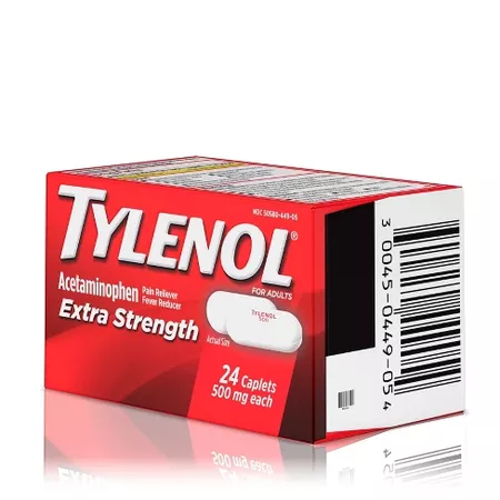 Tylenol Extra Strength Pain Reliever And Fever Reducer Caplets - Acetaminophen : Target