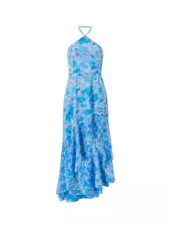 Gretha Hallie Recycled Crinkle Halter Dress Stillwater | French Connection US
