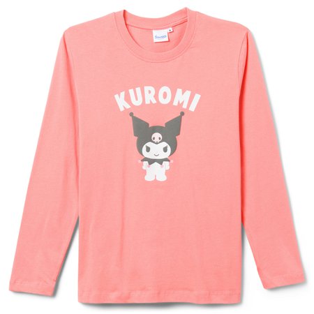 Kuromi Graphic Print Jersey Shirt Pink - Sanrio