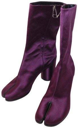 Maison Margiela Purple Split Toe Tabi Boots/Booties Size EU 39.5 (Approx. US 9.5) Regular (M, B) - Tradesy