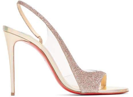 Optisling 100 Glittered Strap Sandals - Womens - Gold