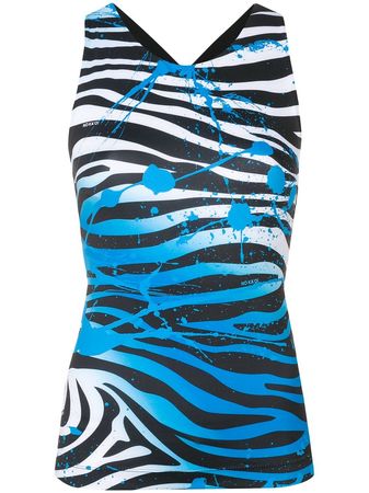 No Ka' Oi zebra print tank top $111 - Buy Online SS19 - Quick Shipping, Price